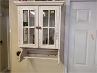 Farm Style Wall Cabinet. Contents not included