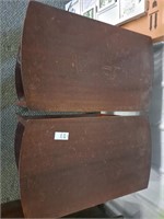 2  vibtage side tables with drawer 24x14x24