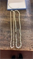 Deltah pearl necklace 22 inches and other pearl