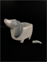 Ceramic Co-op Dog Planter