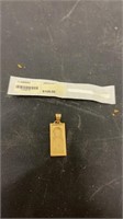 14 Kt Yellow Gold Jesus Pendant