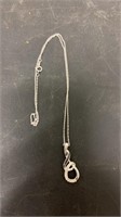 Sterling Silver .925 Twist Necklace