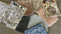 Assorted carpet samples