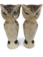 Vintage Ceramic Owl Salt & Pepper Shakers