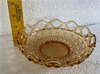 Imperial Glass Amber Bowl