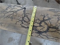 Unique Electric Current Burn Created Bench