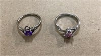 Two beautiful rings size 7