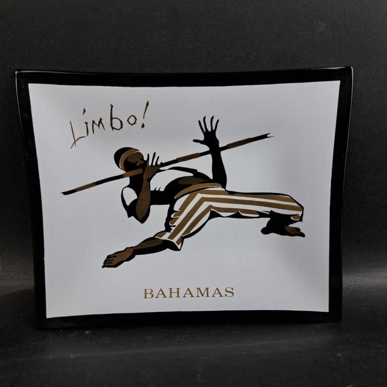 MCM Limbo! Bahamas Glass Souvenir Tray