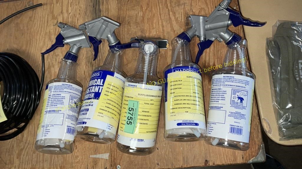 Harris Chemical Resistant Sprayers (DAMAGES)