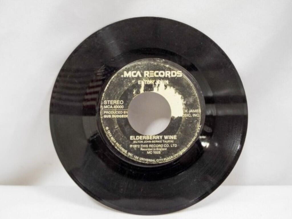 1972 MCA Records Elton John 45 Record Crocodile