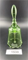 Fenton Green Glass Bell