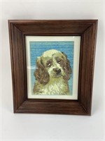 Cocker Spaniel Paint By Number Framed Painting