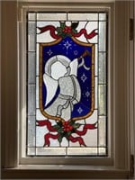 Hark The Herald Angels! Custom Stained Glass Panel
