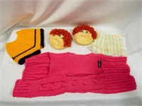 Pink Dog Sweater - Bloomers Crocheted Hot Pad