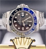 Rolex Men 40mm GMT Master II Watch