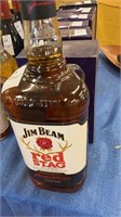 Jim Bean Red Stag bottle, unopened
