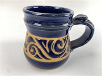 Signed Studio Pottery Stoneware Mug