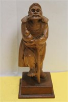 A Vintage Japanese Boxwood Figurine