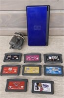 Working Nintendo DS System and 8 games