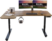 L-Shaped Electric Height Adjustable Standing Desk