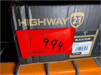 Highway 21  black textile shoe size 10 361–99010