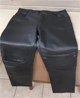 Screaming Eagle Black Leather Pants size 32