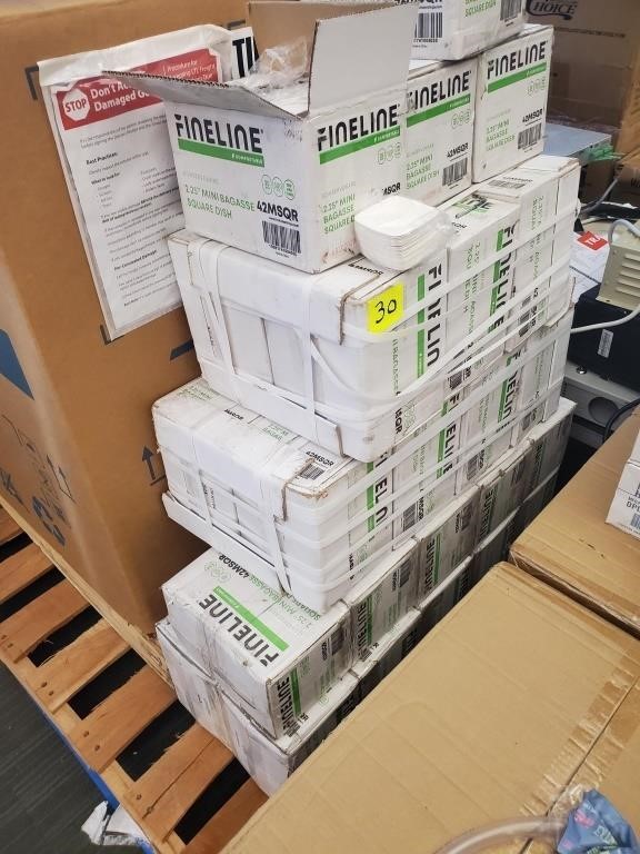 BOXES FINELINE 2.25" MINI SQUARE DISH - 11,000 PCS
