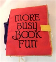 1990 Lillian Vernon Cloth More Busy Fun Book