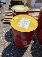 Red Metal Barrels