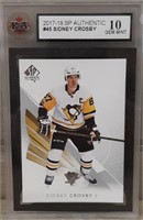 2017-18 Sidney Crosby SP Authentic Graded 10