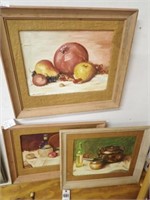 (2) Fruit Pictures + Other By Dick Hanson -