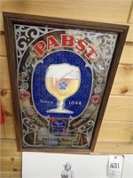 Pabst Blue Ribbon Mirror - 13"Wx21 1/2"H
