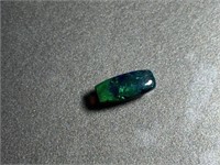 Certified 3.85 Cts Cabochon Natural Blac.Fire Opal