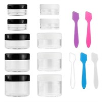 Accmor 10 Pieces Makeup Travel Containers with