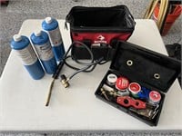 Pro Plumbers Set w/ Torch & Cylinders