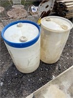 2-Plastic Barrels