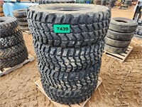 (4) Goodyear 395/85R20 Tires