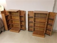 (2) VHS Cabinets