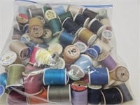 Large Lot of Spools of Sewing Thread