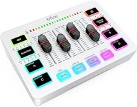 FIFINE Audio Mixer, Gaming Streaming PC Mixer