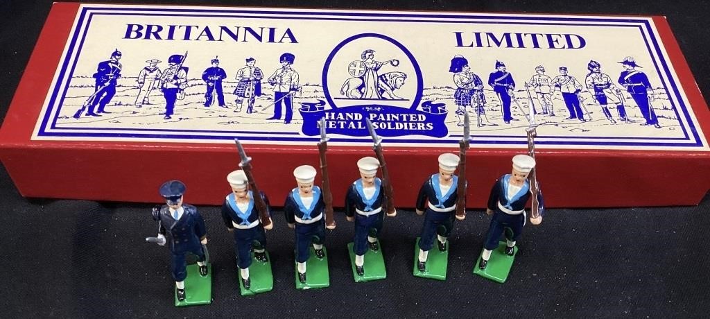 BRITANNIA LIMITED ROYAL NAVY HAND PAINTED SOLDIERS