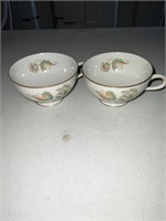 Two collectible tea cups