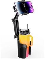 TAZENI 2-in-1 Cup Phone Holder Mount for Car -