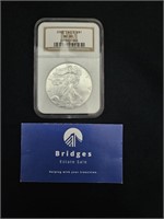 2002 US Silver Eagle