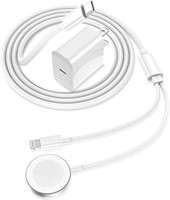 Apple Watch Charger,2 in 1 USB C Fast iPhone
