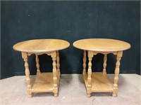 End Tables 23"x23" and 22" tall
