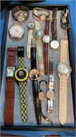 Assorted Watch Lot, incl Vintage, Pocketwatch