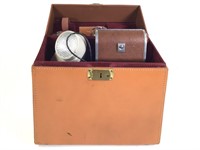 Polaroid Land Camera Model 95 w/ Case, Flash+