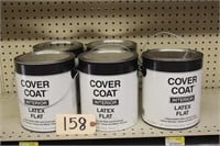 Cover coat interior latex flat paint