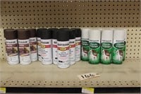 Rustoleum satin spray cans